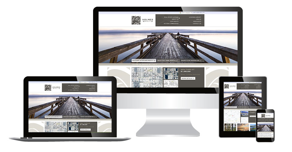 Holmes Realty Radar Hill site Design & Marketing site Design