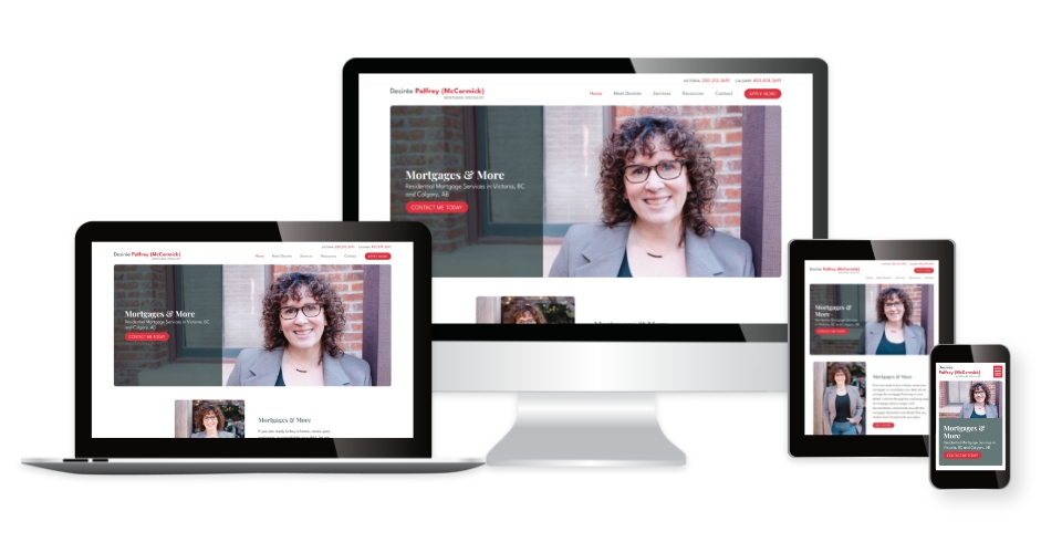 Website displaying on multiple devices